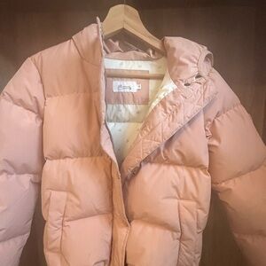 Blush Pink Puffer Jacket - Bonpoint Girls